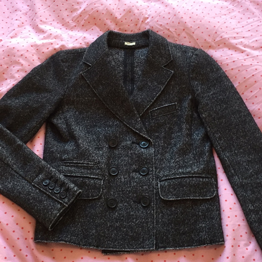 Like-new J.Crew tweed wool blazer